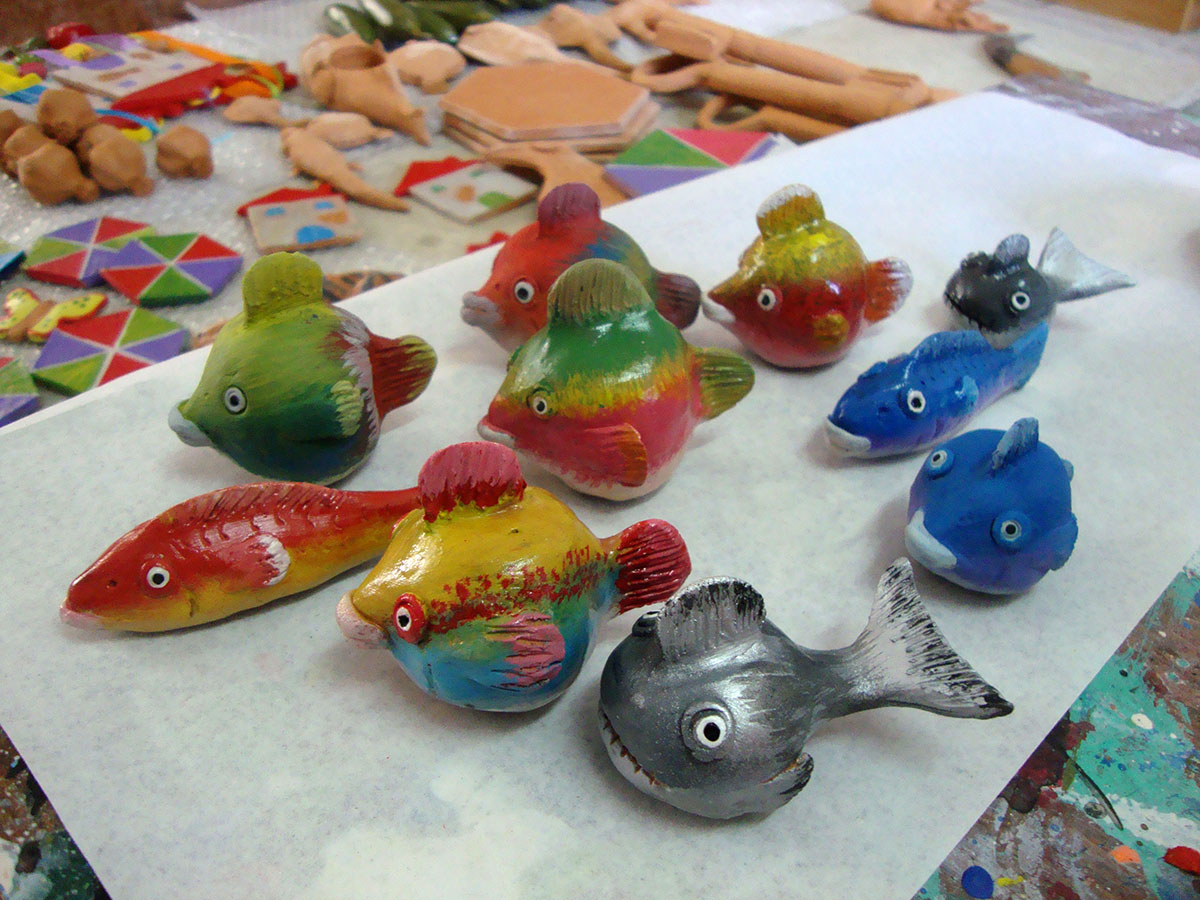 Céramique décorative d΄origine faites par Katerina