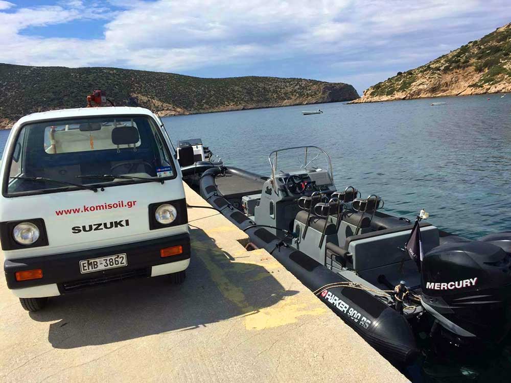 Approvisionnement en carburant à Sifnos - EKO Komis Oil