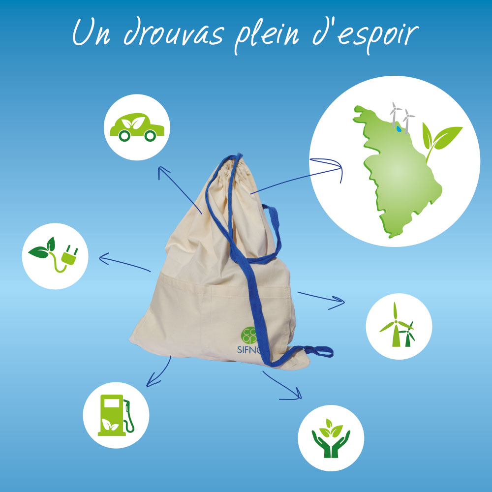 Un drouvas (sac à dos Siphnian traditionnelle) plein d'espoir!