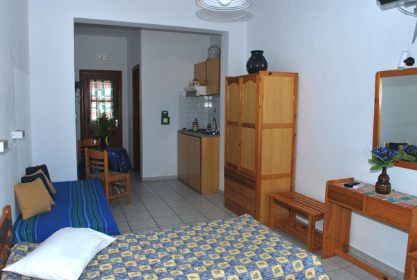 Les chambres et les studios Letta au centre d'Apollonia