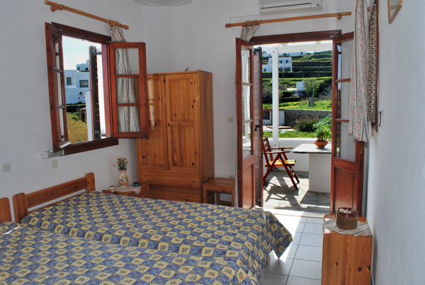 Les chambres et les studios Letta au centre d'Apollonia