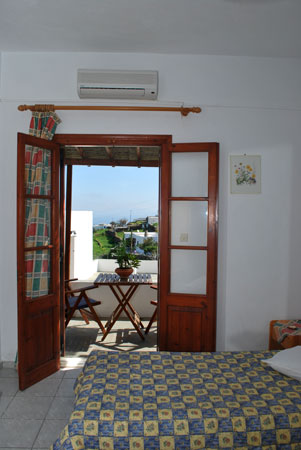 Les chambres et les studios Letta au centre d'Apollonia