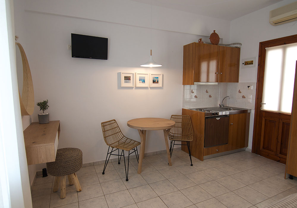 Les chambres et appartements Nikoleta au centre d'Apollonia