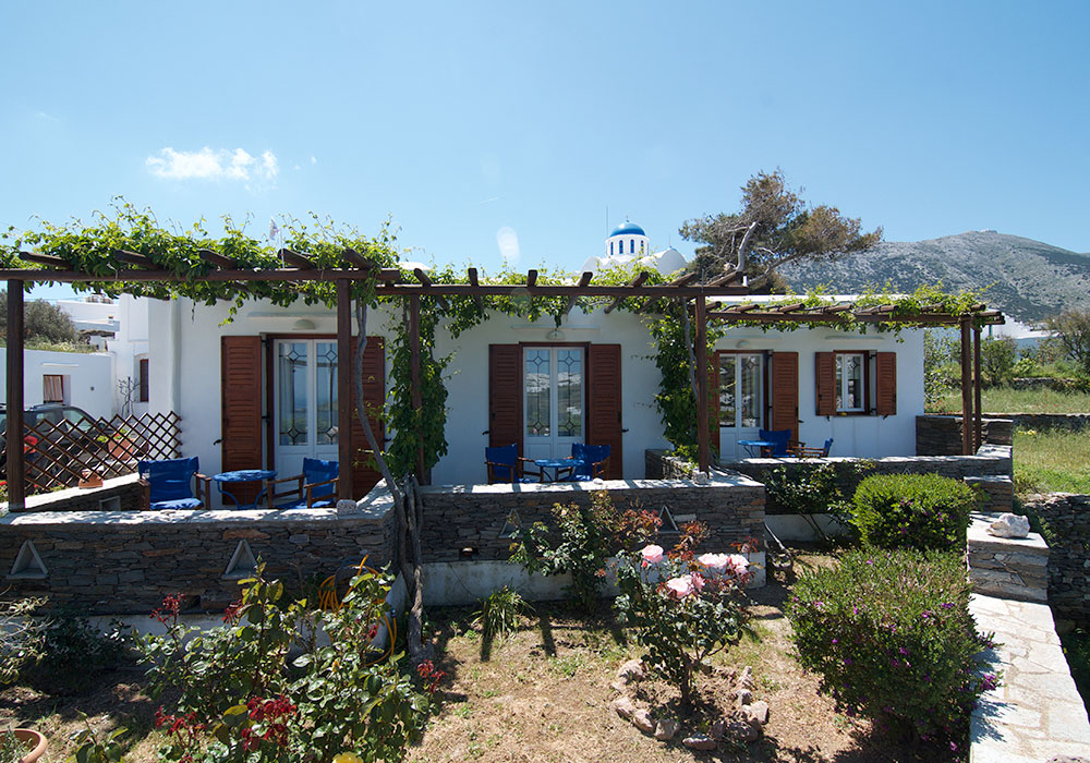 Les chambres et appartements Nikoleta au centre d'Apollonia