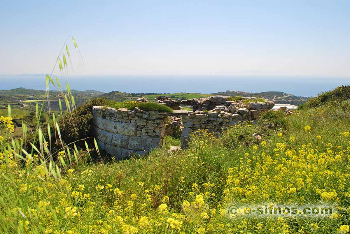 The tower of Kade, under the ancient acropol of Agios Andreas