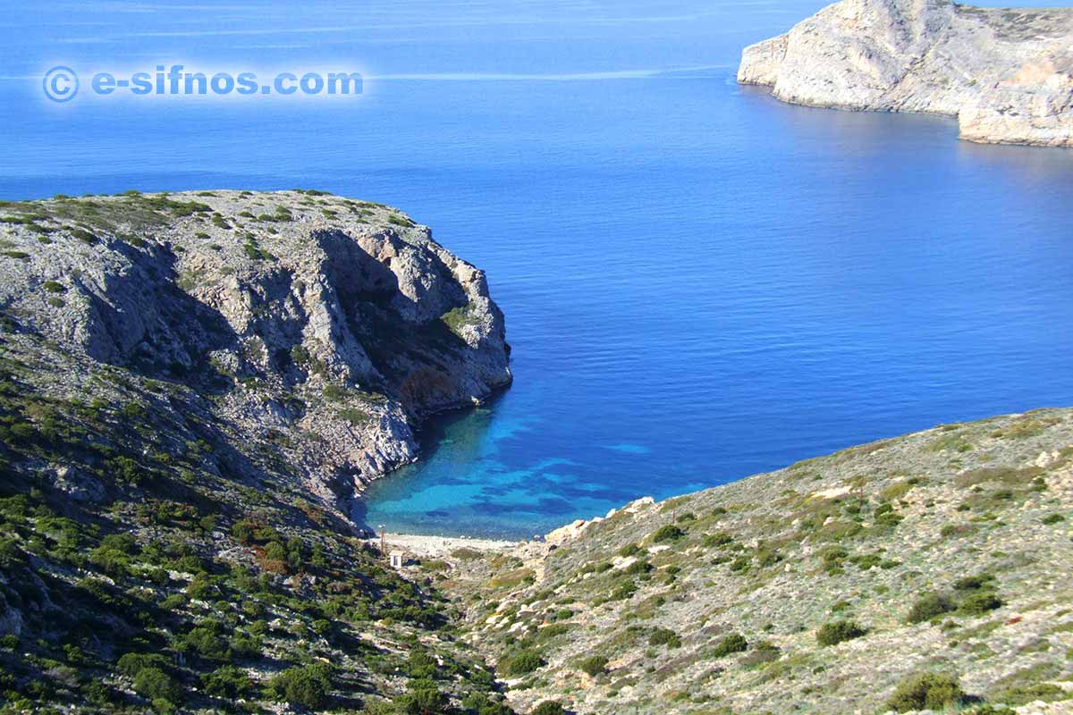 The small gulf of Tsouvales