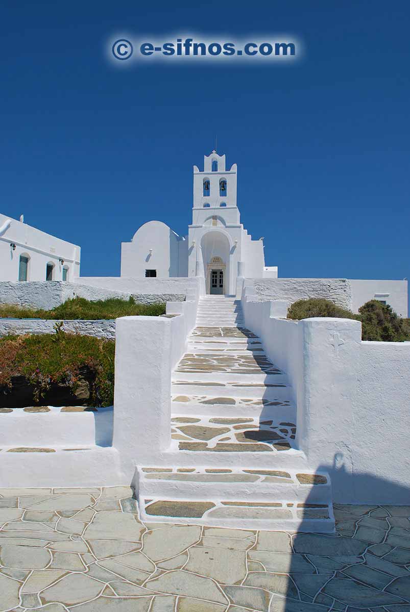 The monastery of Chrissopigi, protector of the island