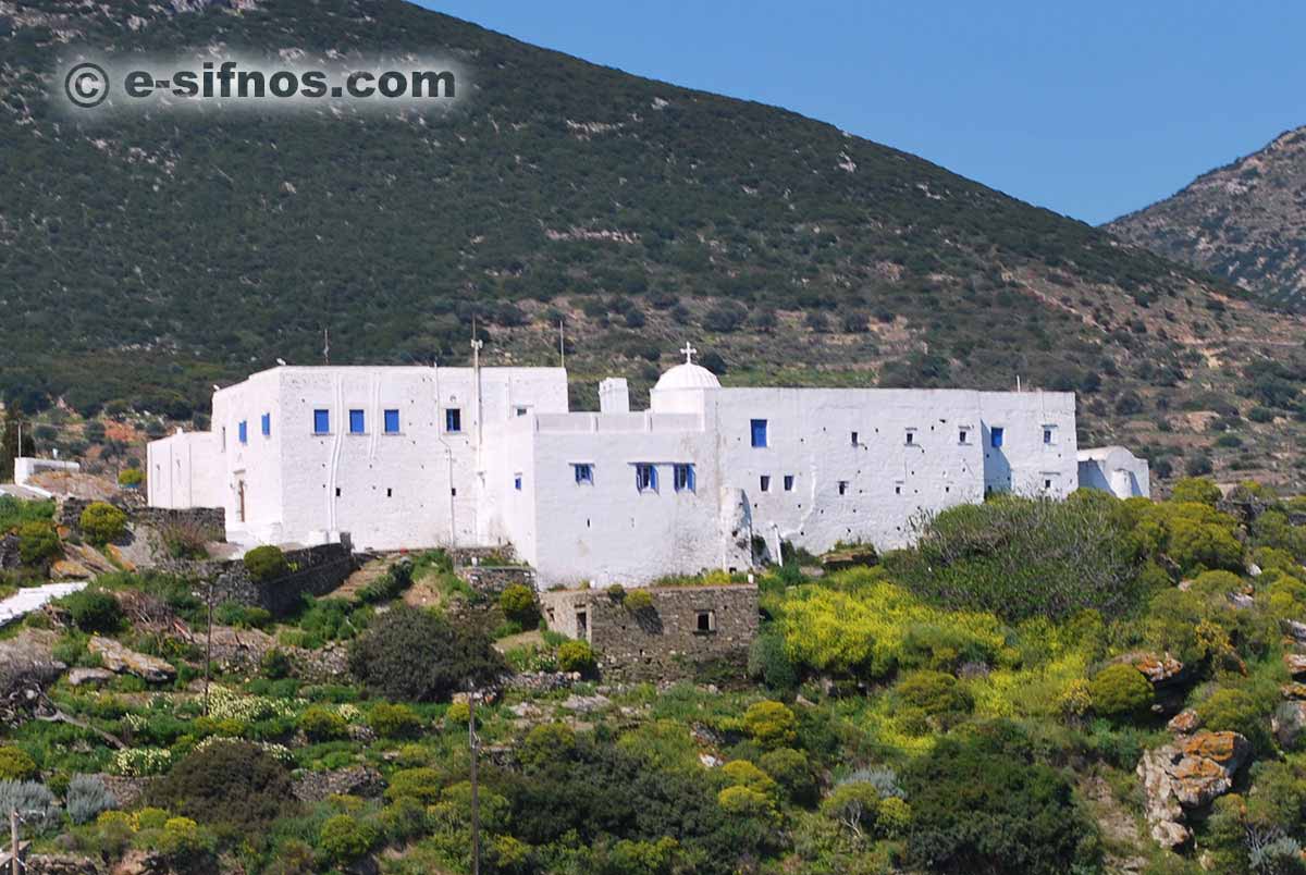 The monastery of Panagia Vrissiani, after the village of Exabela