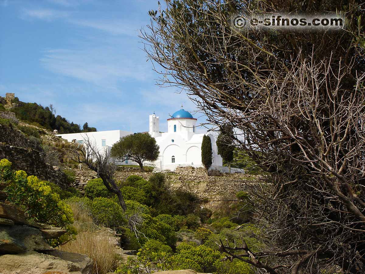 The monastery of Panagia Poulati