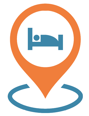Accommodation map in sifnos
