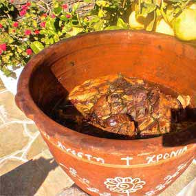 Mastelo, ricetta tradizionale di Sifnos