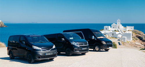 Taxi e trasporti VIP a Sifnos