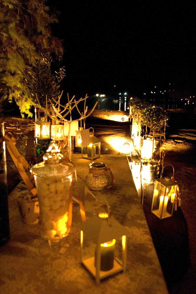 Wedding reception decoration