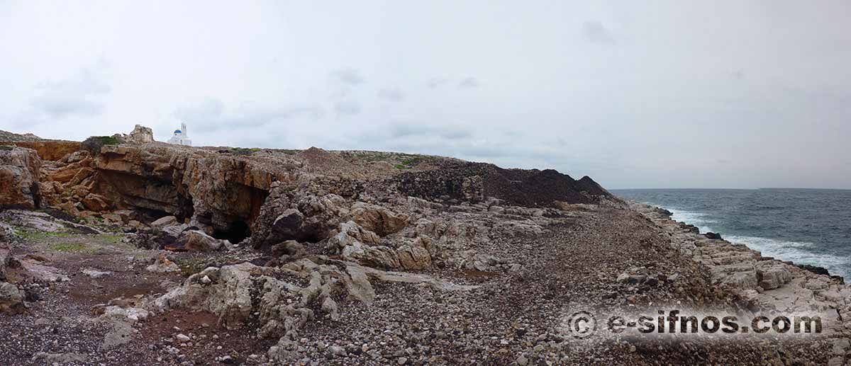 The ancient mines of Agios Sostis in Sifnos