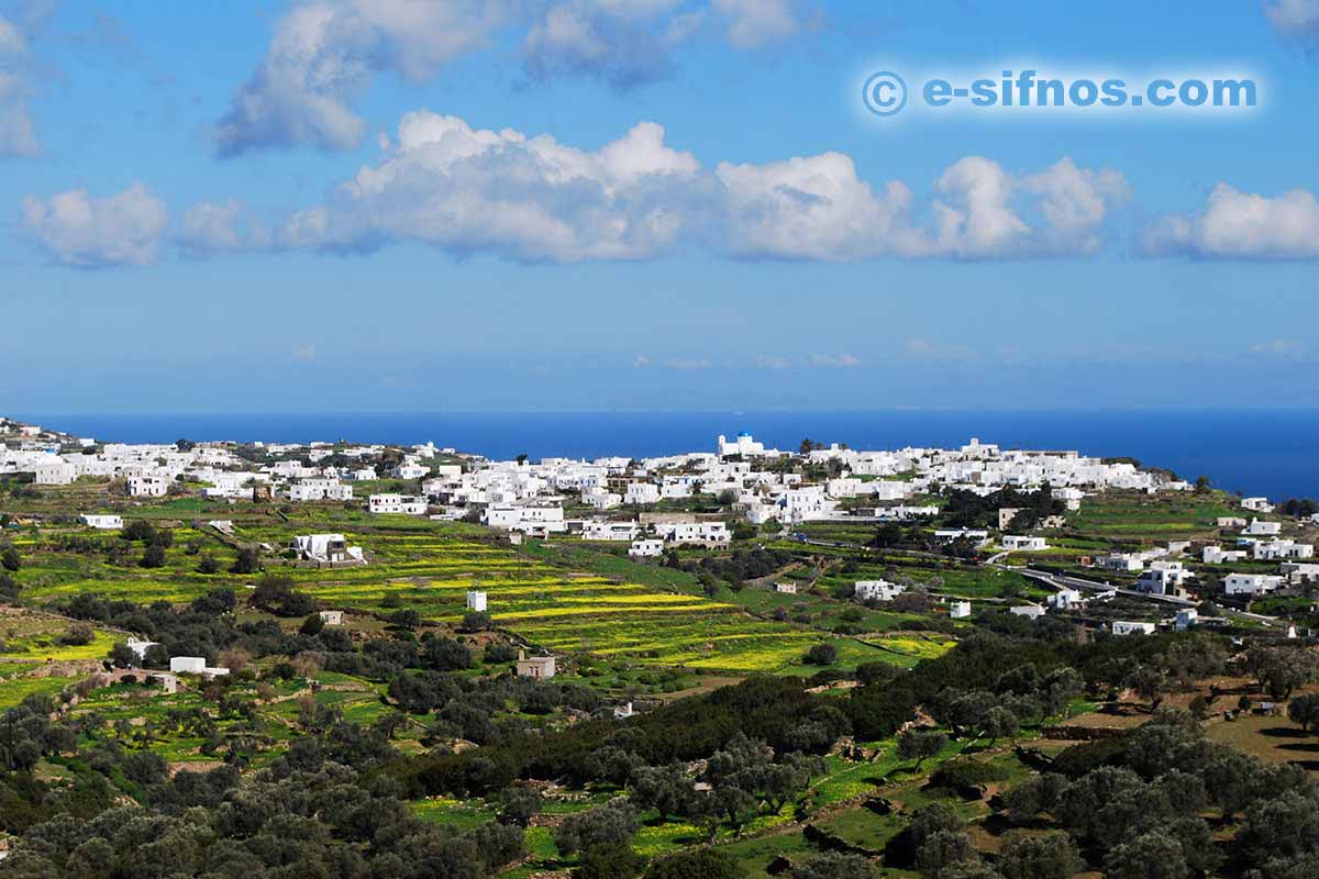Spring landscape in Sifnos