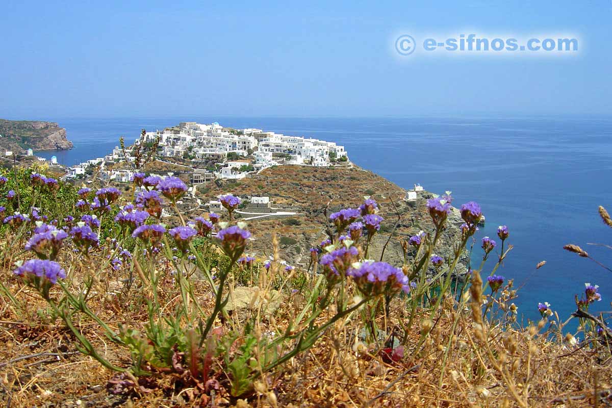 The village of Kastro in spring